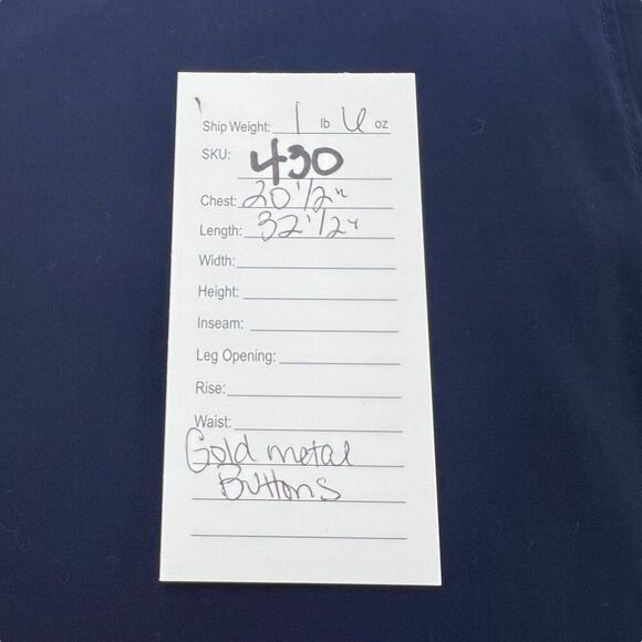 Lilly Pulitzer Palm Beach Swing Trench Coat Jacket Navy Blue Pink Size Medium - Picture 12 of 12